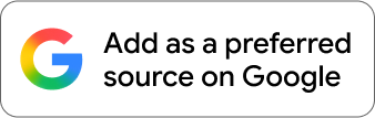 Google logo with text reading Add as a preferred source on Google